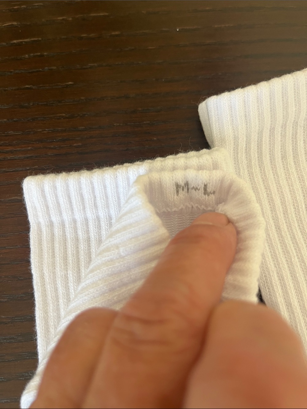 NWOT lululemon athletica White Crew Socks with Mint Logo Accent - Picture 3 of 4